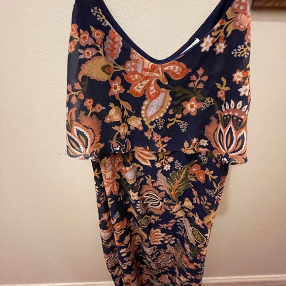MOTHERHOOD Maternity Floral Maxi Dress Size X-LARGE - Picture 4 of 8